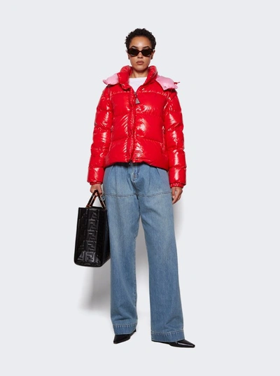 Shop Moncler Mauleon Puffer Jacket In Red