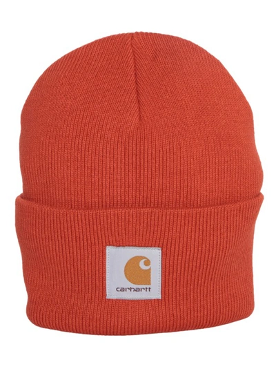 Shop Carhartt The Acrylic Watch Hat In Red