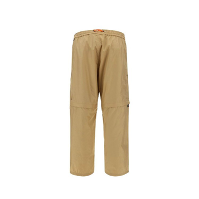 Shop Moncler Nylon Cargo Pants In Brown