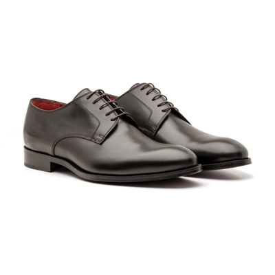 Shop Alexander 1910 Derby Montenapoleone - Smooth Calf Tm In Brown