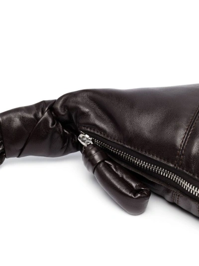 Lemaire Small Croissant Bag In Brown