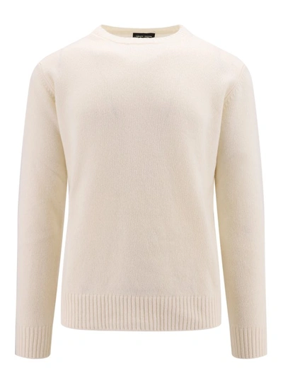 Shop Roberto Collina Wool And Cashmere Sweater In White