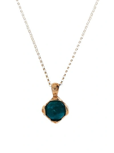 Shop Alighieri The Eye Of The Storm Emerlad Necklace In Not Applicable