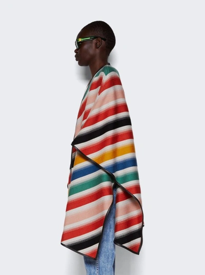 Shop Etro Mantella Cape In Multicolor