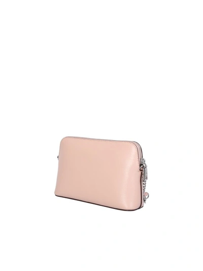 Shop Dkny Pink Bryant Leather Crossbody Bag