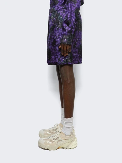 Shop Givenchy Formal Elastic Shorts In Purple