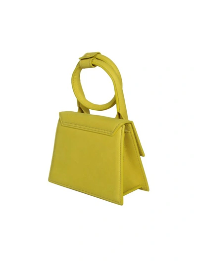 Shop Jacquemus Le Chiquito Noeud Bag In Yellow