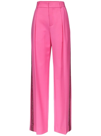 Shop Area Crystal Embellished Trouser In Pink