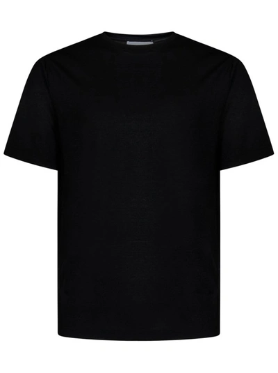Shop Lardini Black Roundneck T-shirt