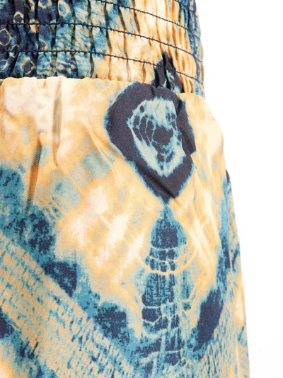 Shop Ulla Johnson Constellation Print Silk Trouser In Multicolor