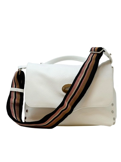 Shop Zanellato White Postina Daily S Giorno S Leather Handbag