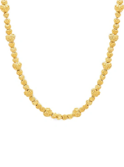 Shop Veneda Carter Signature Heart Chain Necklace In Gold