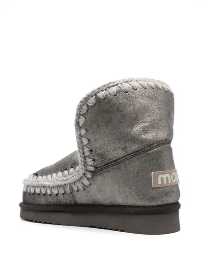 Shop Mou Grey Ankle Boots