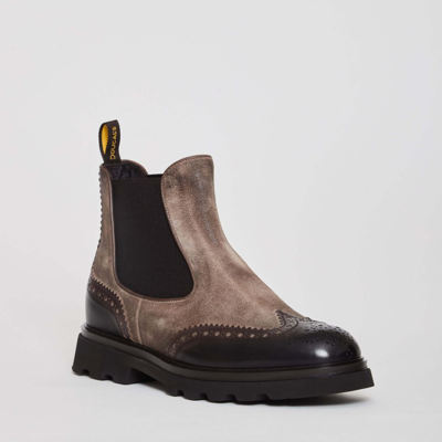 Shop Doucal's Beatles Ankle Boots In Brown