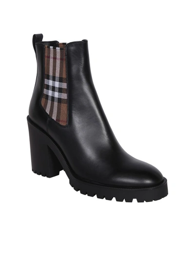 Shop Burberry Classic Ankle Boots In Black