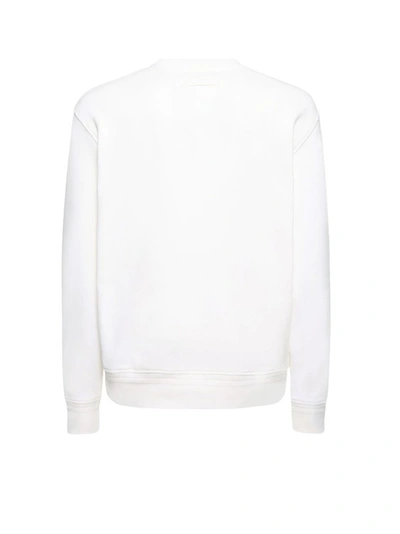 Shop Zegna Sustainable Cotton Sweatshirt In White