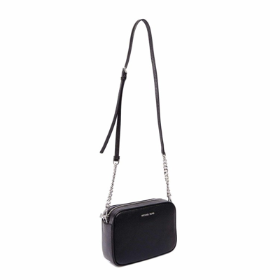 Shop Michael Kors Leather Shoulder Bag In Black