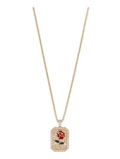 Shop Mysteryjoy Rose Antique Necklace In Not Applicable