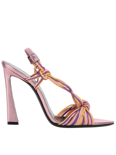 Shop Saint Laurent Pool 105 Heel Sandals In Pink