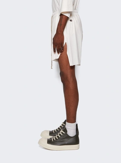 Shop Rick Owens X Champion Dolphin Boxer Shorts In White