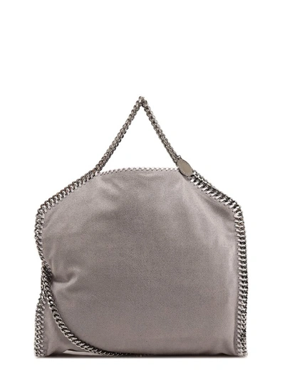 Shop Stella Mccartney Faux Leather Handbag In Grey