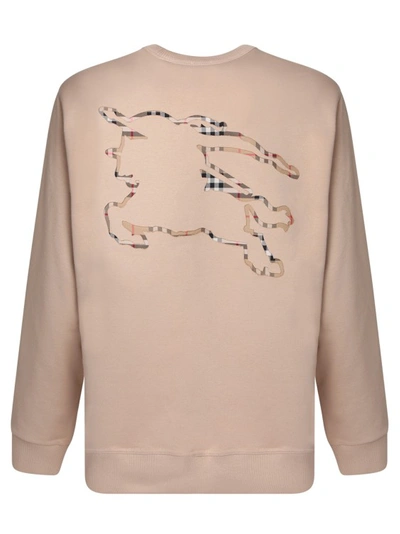 Shop Burberry Equestrian Knight Design Motif Sweatshirt In Neutrals