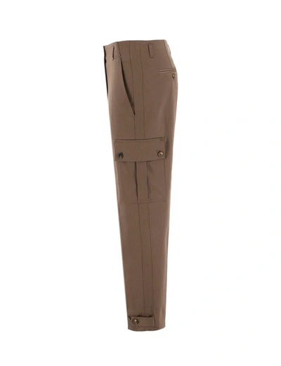 Kiton Trousers In Brown