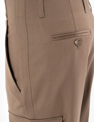 Kiton Trousers In Brown