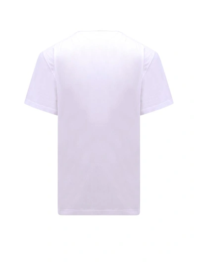 Shop Alexander Mcqueen Organic Cotton T-shirt With Logo In White
