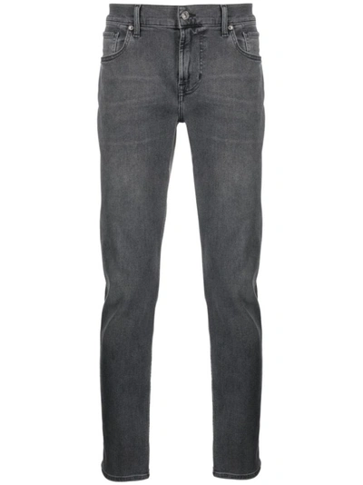 Shop 7 For All Mankind Grey Denim Jeans