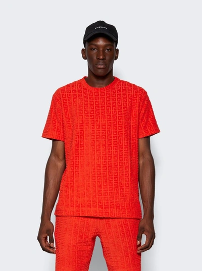 Shop Givenchy Classic Fit Tee In Orange
