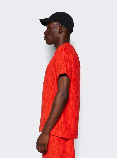 Shop Givenchy Classic Fit Tee In Orange