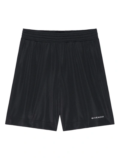 Shop Givenchy Bermuda Board Shorts In Black