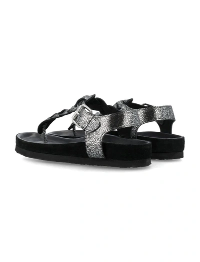 Shop Isabel Marant Brook Flat Sandals In Black