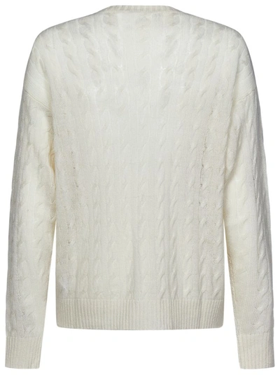 Shop Etro Cream Knitted Sweater In Neutrals