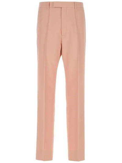 Shop Gucci Pink Classic Trousers