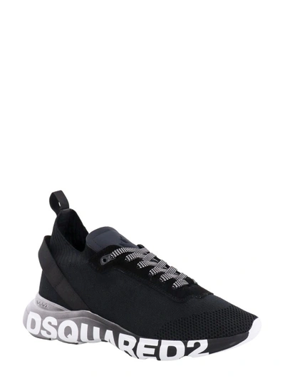 Shop Dsquared2 Black Recycled Nylon Sneakers
