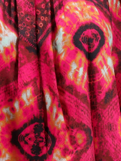 Shop Ulla Johnson Wild Rose Print Silk Top In Red
