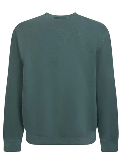 Shop Carhartt Cotton Jersey Duster Sweatshirt In Green