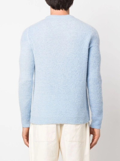 Shop Barena Venezia Light Blue Knit Sweater
