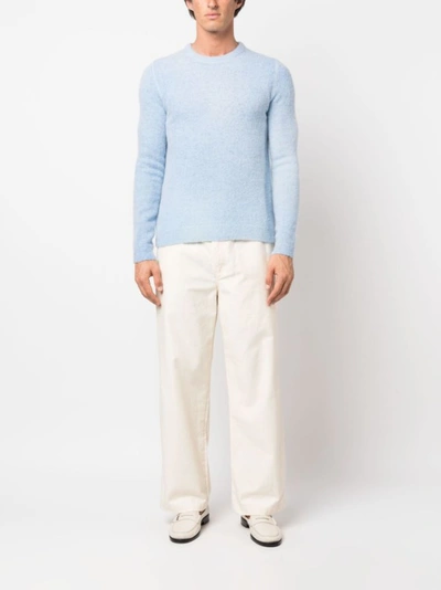 Shop Barena Venezia Light Blue Knit Sweater