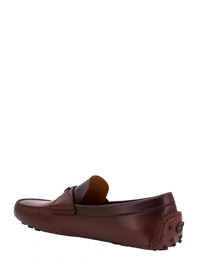Shop Ferragamo Brown Leather Loafer