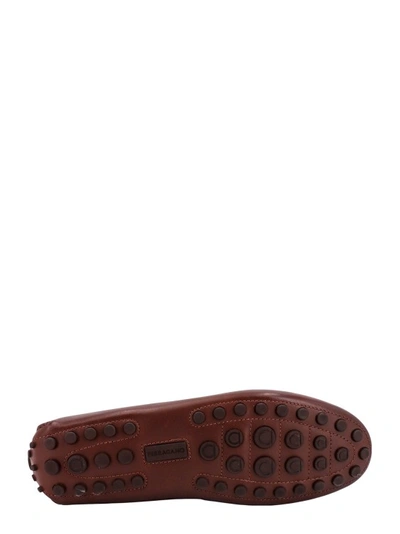Shop Ferragamo Brown Leather Loafer