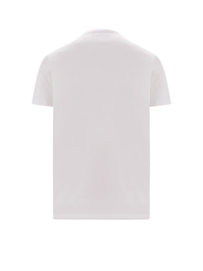 Shop Dsquared2 Cotton T-shirt With Pac-man Print In White