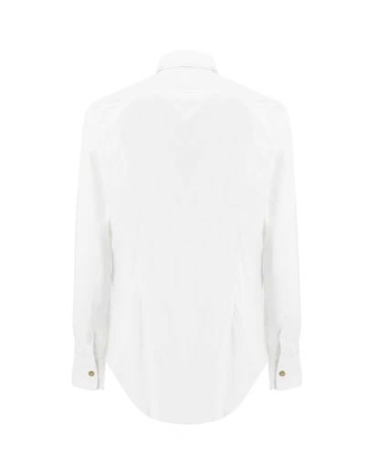 Shop Kiton White Cotton Shirt