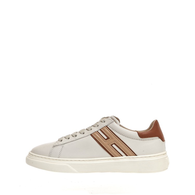 Shop Hogan Butter And Leather Sneakers In Neutrals