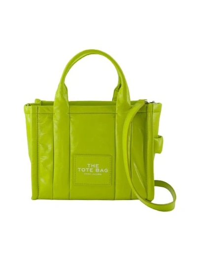 Shop Marc Jacobs The Mini Tote - Leather - Green