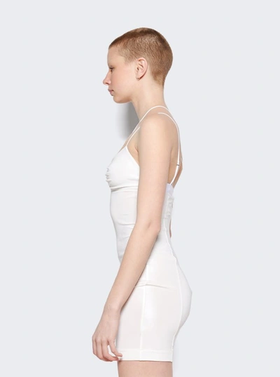Shop Nensi Dojaka Asymmetric Bra Dress In White