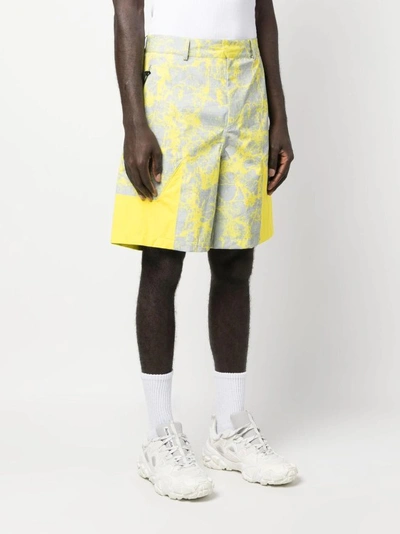 Shop A-cold-wall* Grisdale Storm Cargo Shorts In Yellow