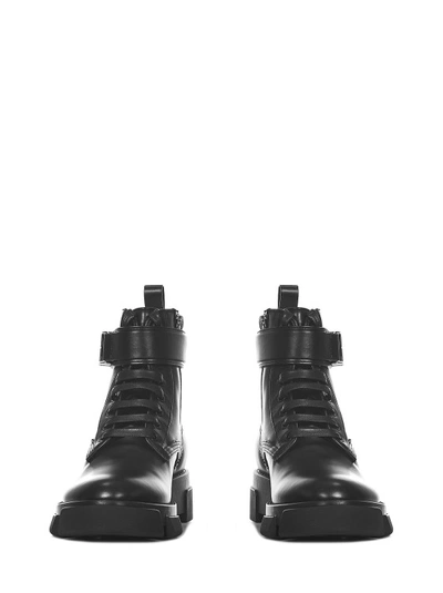Shop Givenchy Black Calfskin Leather Ankle Boots